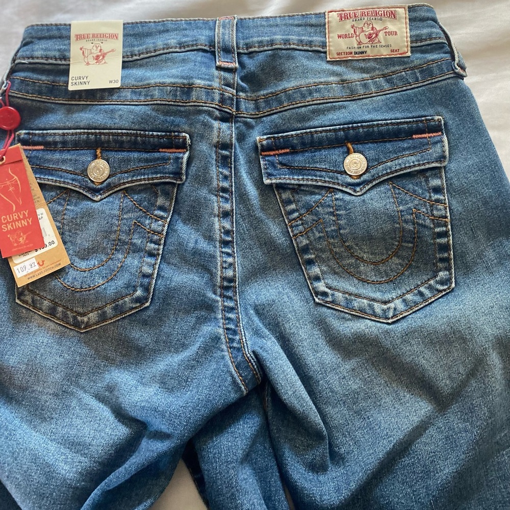 TRUE RELIGION Curvy Skinny jeans size 30